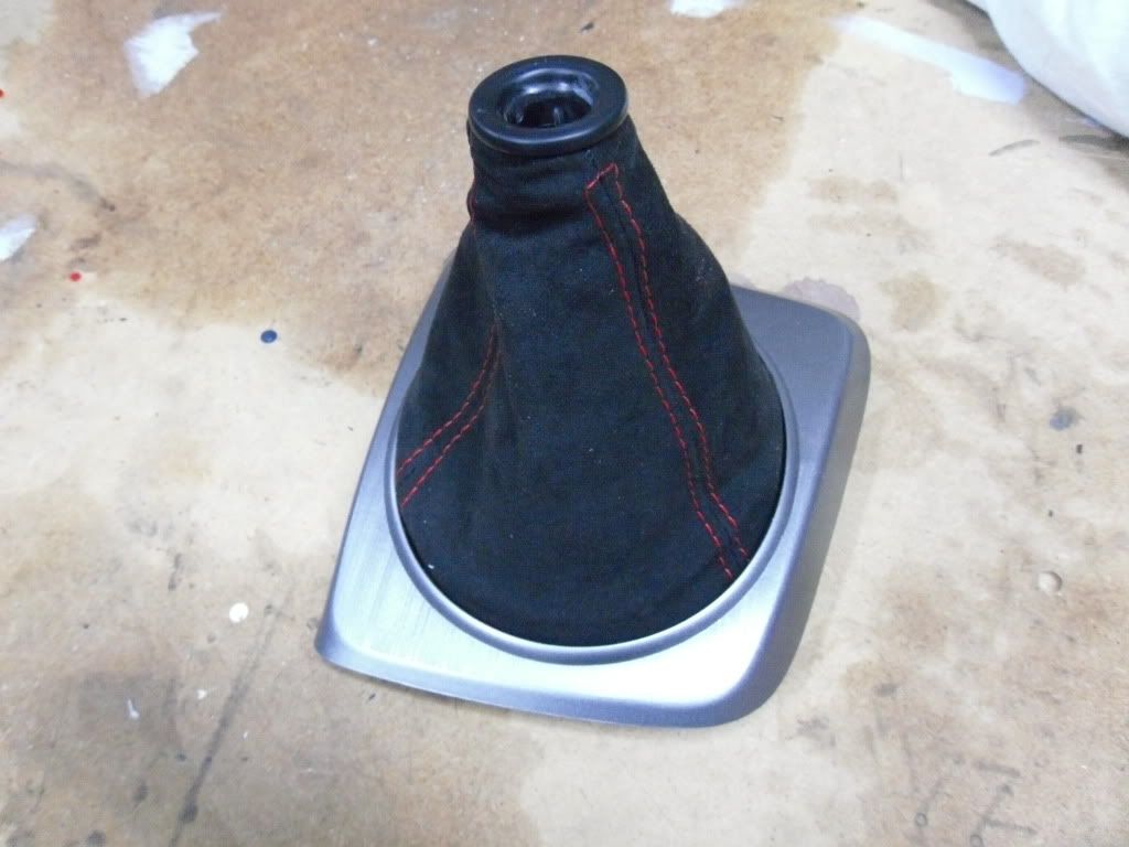 Shift Style custom suede shift boot installed 8th Generation Honda Civic Forum